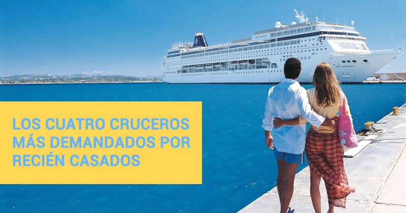 Los cuatro cruceros más demandados por recién casados